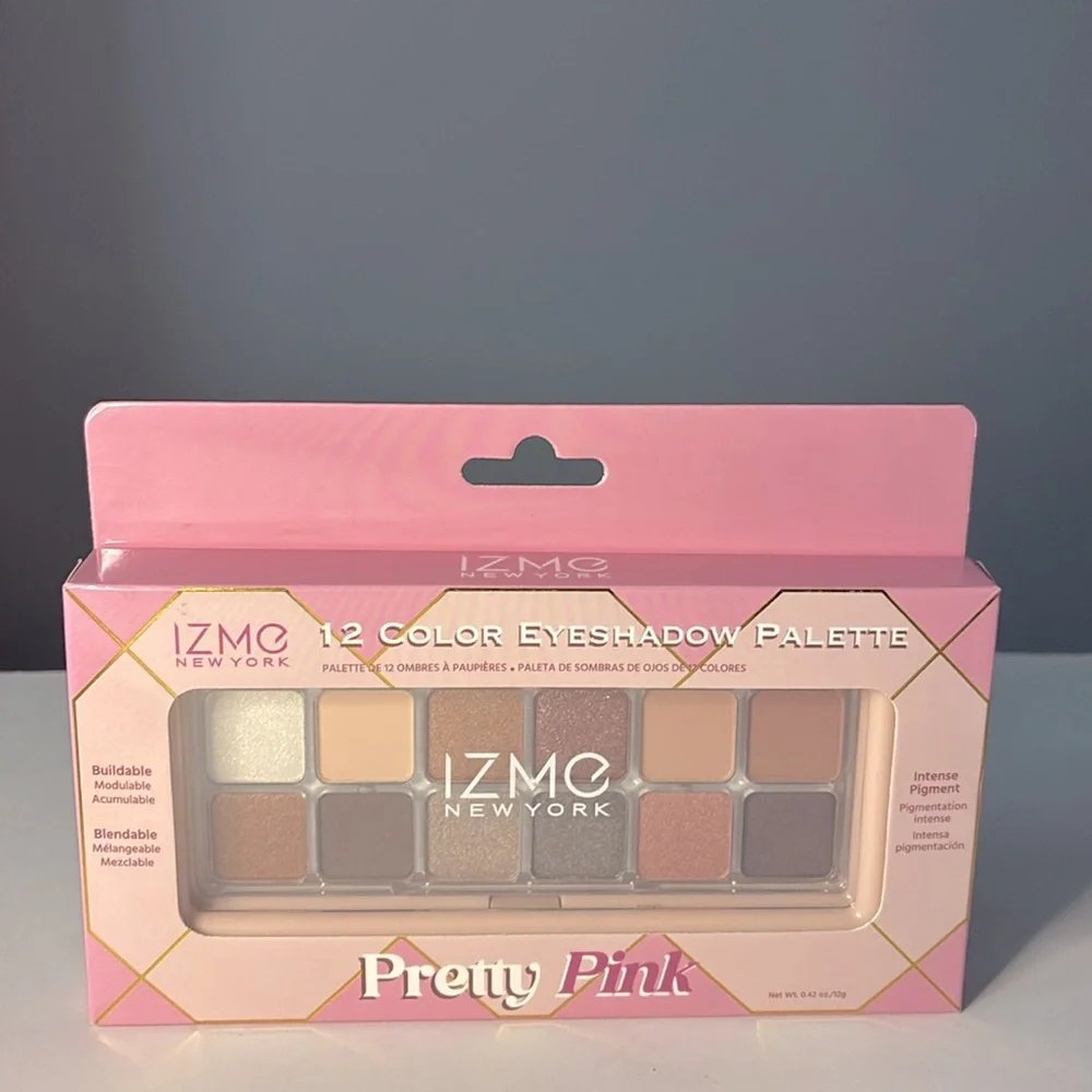 2/$20 12-Color Eyeshadow Palette – Pretty Pink